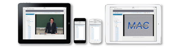 iPad、iPhone、Android対応